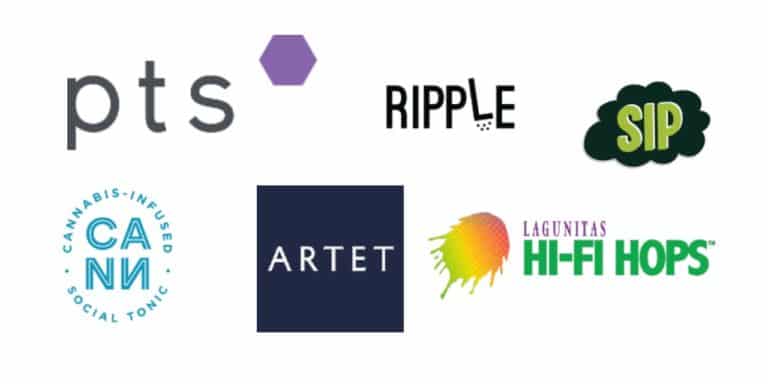 Five Beverage Brands to Watch Logos all together