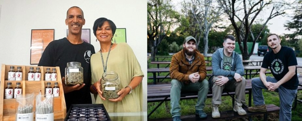 Left: Simply Pure co-founders Scott Durah and Wanda James. Right: SCVA co-founders